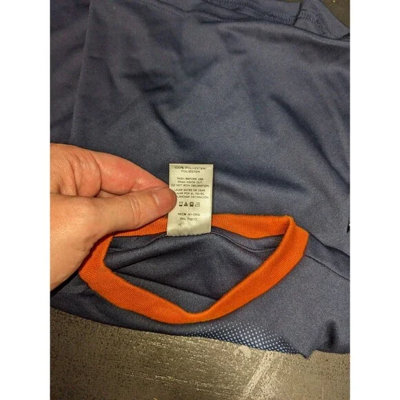 NFL Tshirt 2T Kid's Blue Denver Broncos Football Long Sleeve Team Apparel - Picture 6 of 6